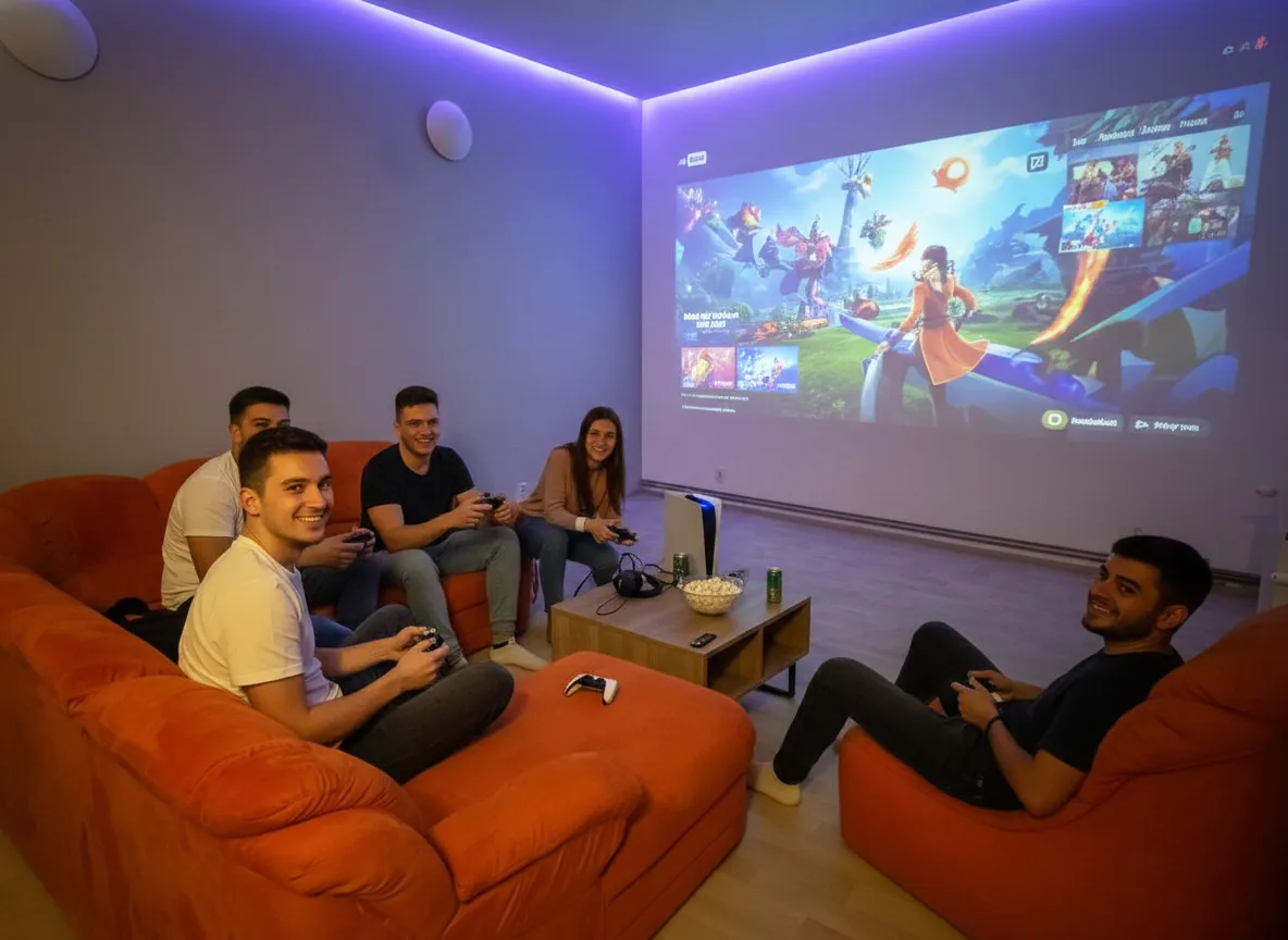 Nově psko herní zóna v našem barberu